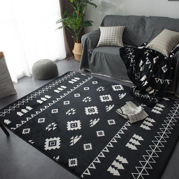 carpets geometric black carpet area rugs bedroom mat non-slip floor rug super soft decorative flannel absorbent for living room
carpets geometric black carpet area rugs bedroom mat non-slip floor rug super soft decorative flannel absorbent for living room