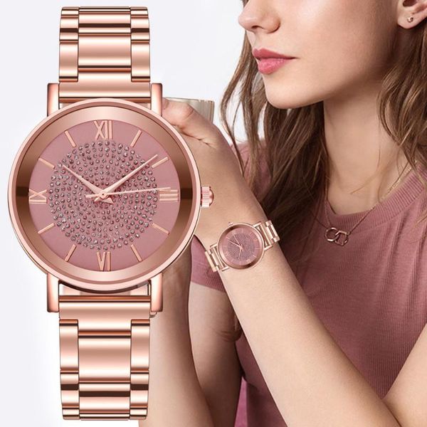 wristwatches women's inlaid rhinestone quartz watches casual fashion trendy watch, Slivery;brown
wristwatches women's inlaid rhinestone quartz watches casual fashion trendy watch, Slivery;brown