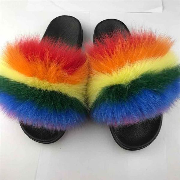 slippers 2021 party fur women real slides furry shoes home woman flip flops sandals flat female fluffy luxury shoe, Black
slippers 2021 party fur women real slides furry shoes home woman flip flops sandals flat female fluffy luxury shoe, Black