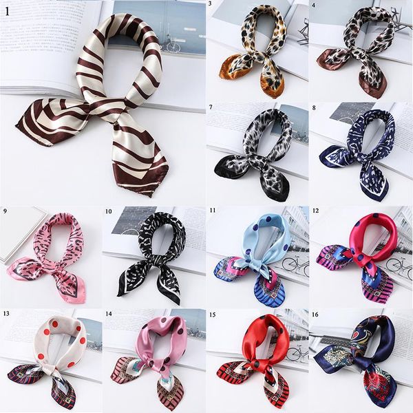 scarves 50*50cm silk satin hair scarf small square kerchief striped leopard print bandana office lady head band, Blue;gray
scarves 50*50cm silk satin hair scarf small square kerchief striped leopard print bandana office lady head band, Blue;gray