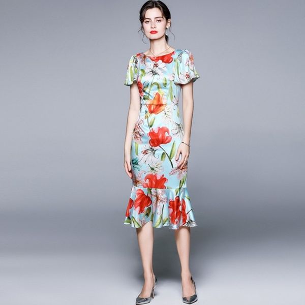 summer fashion women pleated satin dress o neck short sleeve print mermaid dress female bodycon 210531, Black;gray
summer fashion women pleated satin dress o neck short sleeve print mermaid dress female bodycon 210531, Black;gray