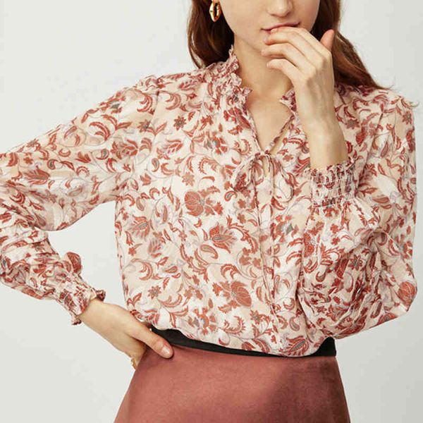 paris girl chiffon women shirts autumn fashion stand print blouses exquisite bottoming shirt floral 210524, White
paris girl chiffon women shirts autumn fashion stand print blouses exquisite bottoming shirt floral 210524, White