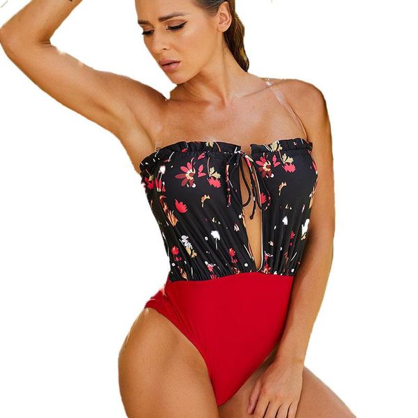 summer women transparent straps one piece vintage deep v neck halter backless monokini swimsuits push up swimwear one-piece suits
summer women transparent straps one piece vintage deep v neck halter backless monokini swimsuits push up swimwear one-piece suits