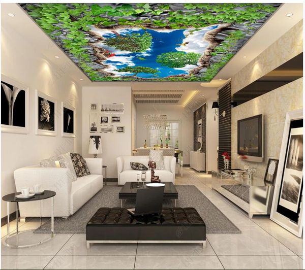3d ceiling murals wallpaper custom p sky with white clouds and green big tree leaves 3d wall murals wallpaper for walls 3 d home decor in th
3d ceiling murals wallpaper custom p sky with white clouds and green big tree leaves 3d wall murals wallpaper for walls 3 d home decor in th