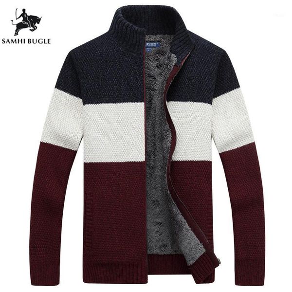 men's sweaters mens for 2021 thicken winter sweater men pattern striped zipper warm outwear jacket wool liner cardigan1, White;black
men's sweaters mens for 2021 thicken winter sweater men pattern striped zipper warm outwear jacket wool liner cardigan1, White;black