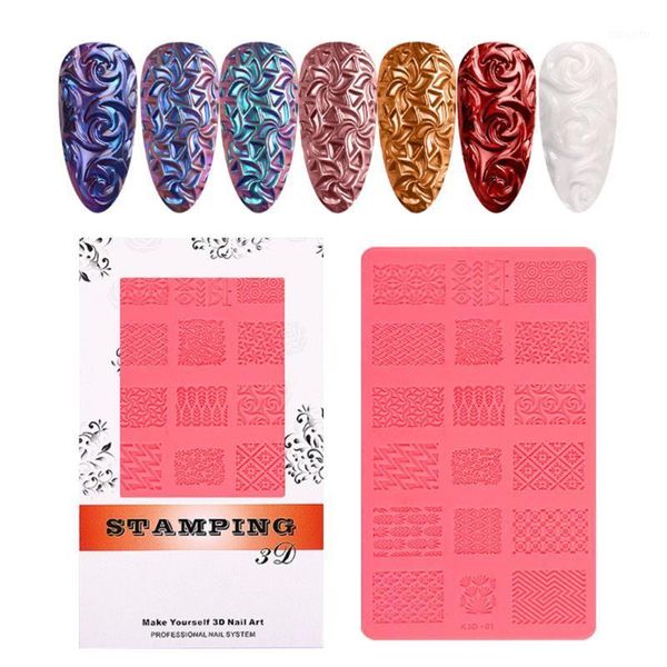 silicone nail carving mold 3d relief sculpture stamping stencils soft environmentally art template manicure accessories1, Silver;gold
silicone nail carving mold 3d relief sculpture stamping stencils soft environmentally art template manicure accessories1, Silver;gold