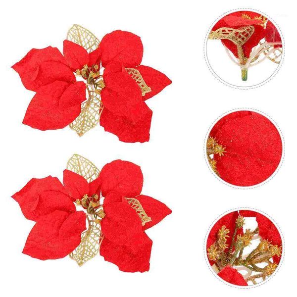 decorative flowers & wreaths 10pcs christmas decor artificial vivid adornments (red)
decorative flowers & wreaths 10pcs christmas decor artificial vivid adornments (red)