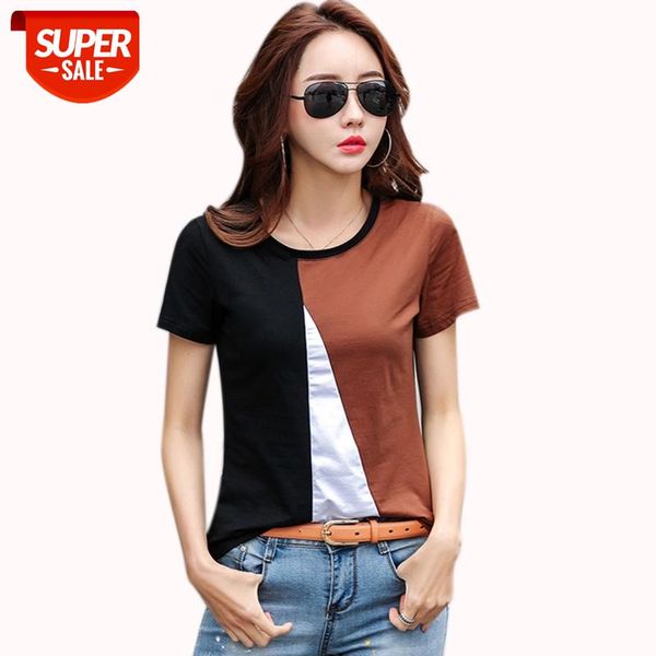 friends korean t shirt summer 2021 casual women o-neck short sleeve patchwork tee shirt femme vintage camiseta mujer #066q, White
friends korean t shirt summer 2021 casual women o-neck short sleeve patchwork tee shirt femme vintage camiseta mujer #066q, White