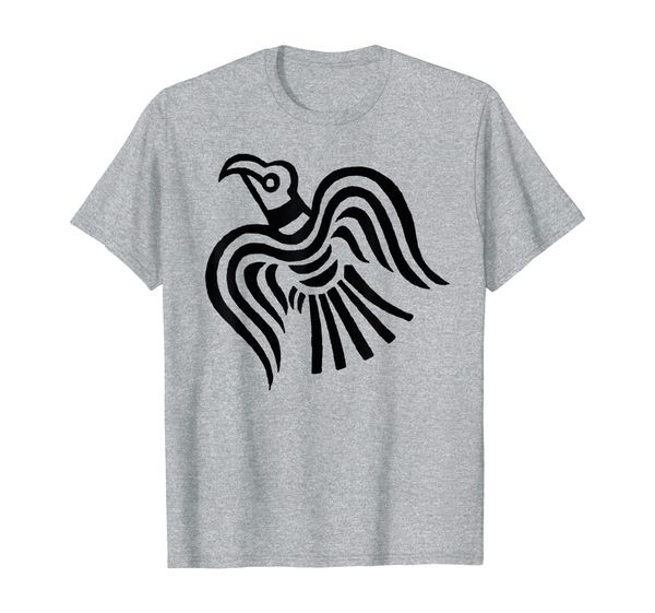 norse viking raven banner symbol t-shirt, White;black
norse viking raven banner symbol t-shirt, White;black