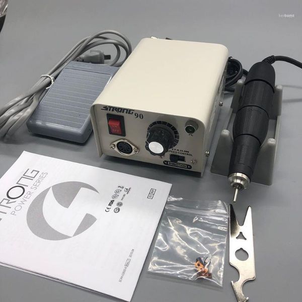 strong 90 control box 210 102l handle 35000rpm electric nail drill manicure machine file cutter kit11, Silver
strong 90 control box 210 102l handle 35000rpm electric nail drill manicure machine file cutter kit11, Silver