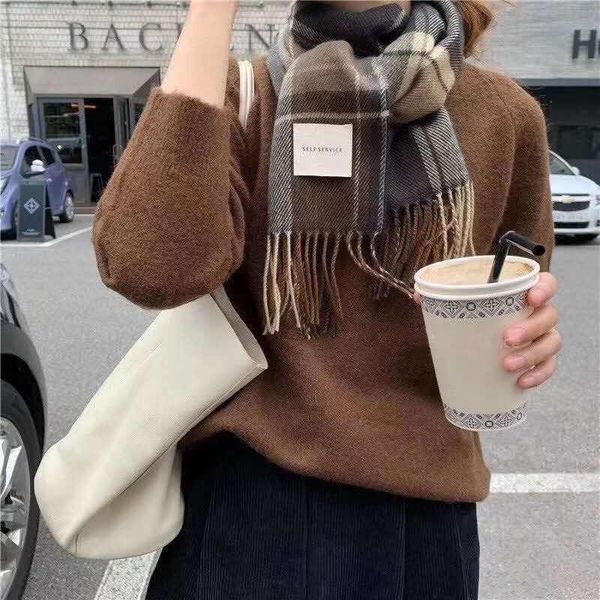 scarves korean and japanese retro plaid scarf female winter imitation cashmere shawl net red the same fashion all-match, Blue;gray
scarves korean and japanese retro plaid scarf female winter imitation cashmere shawl net red the same fashion all-match, Blue;gray