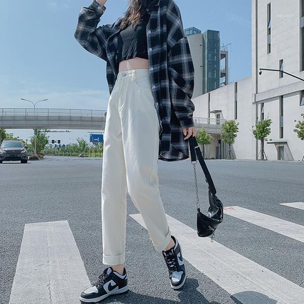 women's jeans spring and autumn beige straight-leg 2021 classic style high waist loose old pants brand, Blue
women's jeans spring and autumn beige straight-leg 2021 classic style high waist loose old pants brand, Blue