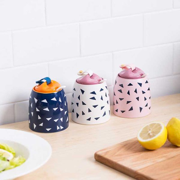 seasoning pot ceramic salt kitchen jar household bottle sugar bowl oiler box set storage bottles & jars
seasoning pot ceramic salt kitchen jar household bottle sugar bowl oiler box set storage bottles & jars