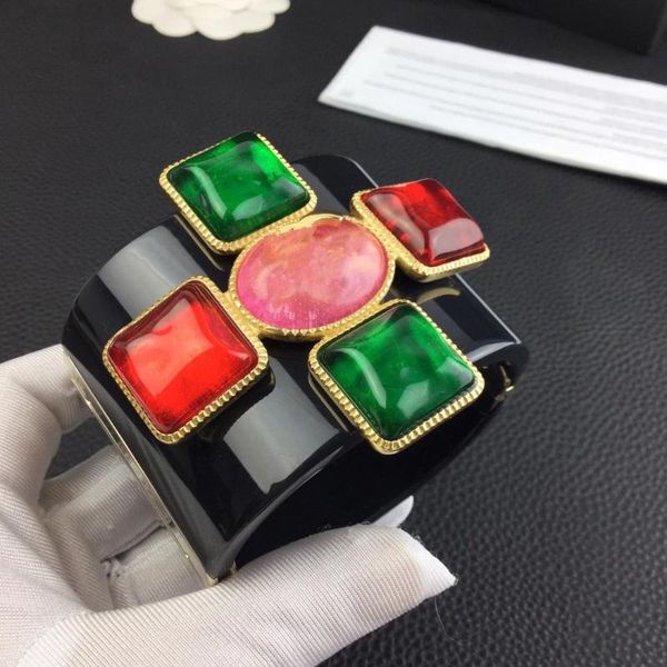 charm bracelets jewelry for women big width hand personality praty crush black acrylic colorful cross bangle, Golden;silver
charm bracelets jewelry for women big width hand personality praty crush black acrylic colorful cross bangle, Golden;silver