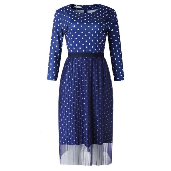 dress women's navy blue polka dot dresses with knitted or crocheted two pieces put together the neck long sleeves stylish fashions eleg, Black;gray
dress women's navy blue polka dot dresses with knitted or crocheted two pieces put together the neck long sleeves stylish fashions eleg, Black;gray