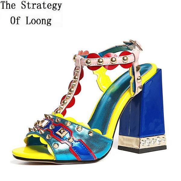 sandals summer korean style fashion think high heels peep toe crystal cut out bling rivet buckle metal decoration women 2021, Black
sandals summer korean style fashion think high heels peep toe crystal cut out bling rivet buckle metal decoration women 2021, Black