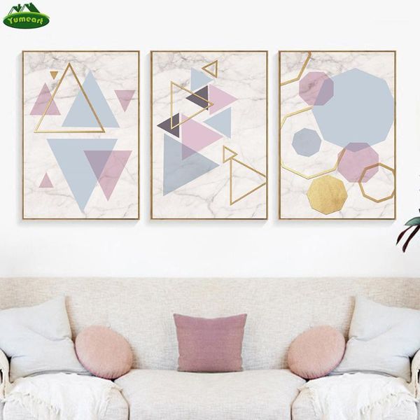 yumeart abstract geometry marble canvas paintings triangle circle hexagon poster print nordic wall art for living room picture1
yumeart abstract geometry marble canvas paintings triangle circle hexagon poster print nordic wall art for living room picture1