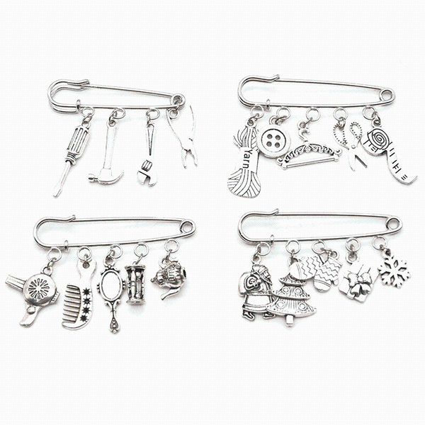 pins, brooches 1pcs silver plated jewelry buckle pins fshion charms for diy women safety men children bags hat cartoon pin gifts, Gray
pins, brooches 1pcs silver plated jewelry buckle pins fshion charms for diy women safety men children bags hat cartoon pin gifts, Gray