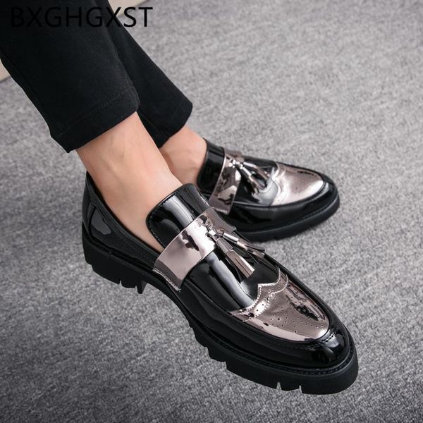 dress shoes coiffeur brogue men classic italian designer 2021 patent leather prom mens loafers ayakkabi, Black
dress shoes coiffeur brogue men classic italian designer 2021 patent leather prom mens loafers ayakkabi, Black