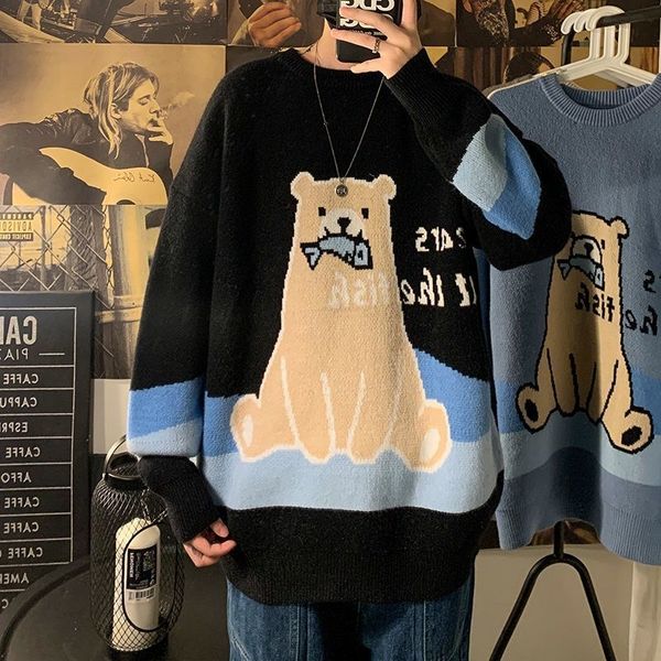 hoodies cartoon bear street fried men's clothing, sweater, hong kong fashion, thick t-shirt, winter coat, Black
hoodies cartoon bear street fried men's clothing, sweater, hong kong fashion, thick t-shirt, winter coat, Black
