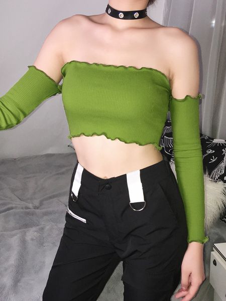women's knits & tees european and american casual wear modern green word collar bra long sleeve short jacket sweater 05qu, White
women's knits & tees european and american casual wear modern green word collar bra long sleeve short jacket sweater 05qu, White