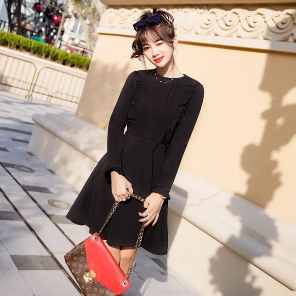 mingjiebihuo female mode arrival color ol thin autumn comfortable party girls dress stylish, Black;gray
mingjiebihuo female mode arrival color ol thin autumn comfortable party girls dress stylish, Black;gray