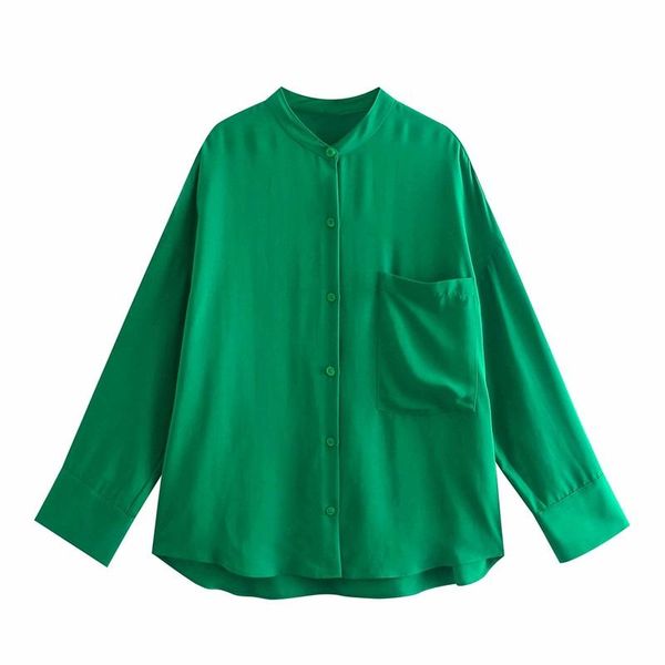 women's blouses & shirts 2021 fashion with pockets loose women vintage long sleeve button streetwear blusas, White
women's blouses & shirts 2021 fashion with pockets loose women vintage long sleeve button streetwear blusas, White
