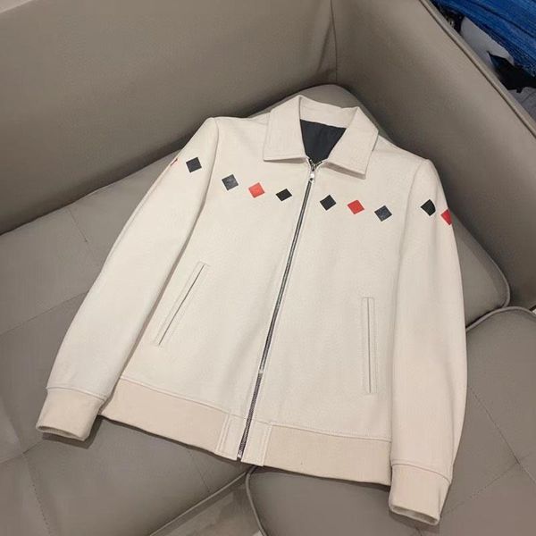 men's leather & faux men spring coat regular length 2021 arrival genuine jacket computer printing in diamond shape baseball uniform, Black
men's leather & faux men spring coat regular length 2021 arrival genuine jacket computer printing in diamond shape baseball uniform, Black