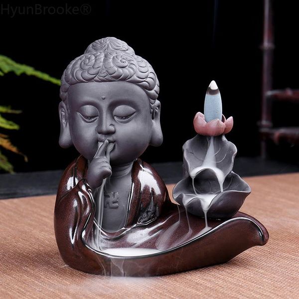 fragrance lamps 10pc incense cones + burner creative home decor small buddha censer backflow fingered citron use in teahouse
fragrance lamps 10pc incense cones + burner creative home decor small buddha censer backflow fingered citron use in teahouse