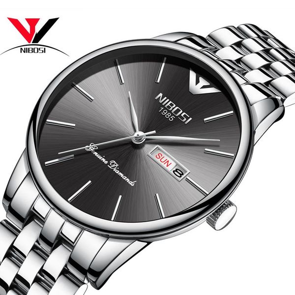wristwatches nibosi heren horloge waterproof classic dress men watch famous date and week man clock 2021, Slivery;brown
wristwatches nibosi heren horloge waterproof classic dress men watch famous date and week man clock 2021, Slivery;brown