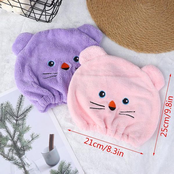 shower caps quick dry portable cap hair wrapped towels cute cartoon hat bath hats accessories 1pcs
shower caps quick dry portable cap hair wrapped towels cute cartoon hat bath hats accessories 1pcs