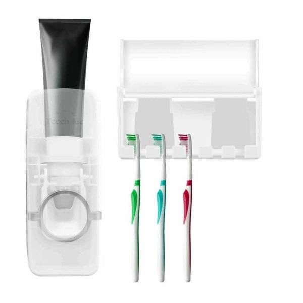 bath accessory set automatic toothpaste dispenser 5pcs toothbrush holder storage rack wall mount bathroom accessories squeezer
bath accessory set automatic toothpaste dispenser 5pcs toothbrush holder storage rack wall mount bathroom accessories squeezer