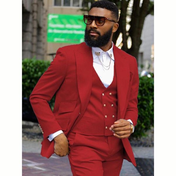 men's suits & blazers custom formal red men set man groom prom wedding tuxedo casual business blazer double breasted vest pants 3 piece, White;black
men's suits & blazers custom formal red men set man groom prom wedding tuxedo casual business blazer double breasted vest pants 3 piece, White;black