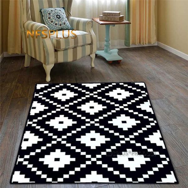 geometric area rug for living room oversize 80x120cm polyester black white printed baby play mat anti-slip floor carpet carpets 
geometric area rug for living room oversize 80x120cm polyester black white printed baby play mat anti-slip floor carpet carpets