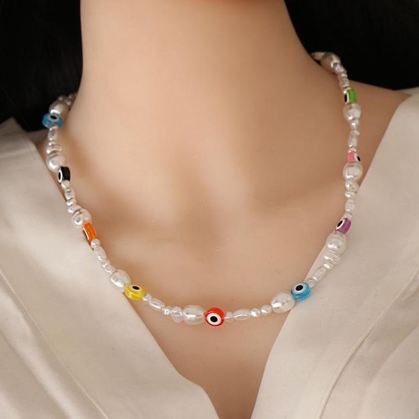chokers korean vintage adjustable colorful soft ceramic chain necklace bohemia simple stone for women jewelry collar, Golden;silver
chokers korean vintage adjustable colorful soft ceramic chain necklace bohemia simple stone for women jewelry collar, Golden;silver