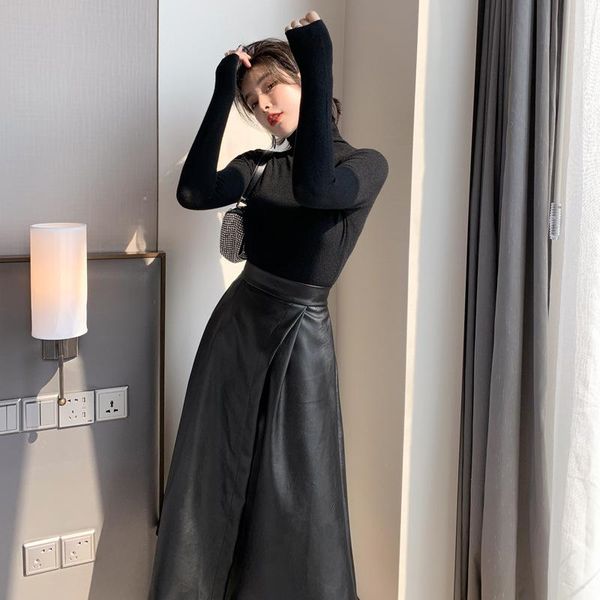 women's vests 2021 autumn wear dress pure color sweater a word skirt of tall waist base coat two-piece set 3608, Black;white
women's vests 2021 autumn wear dress pure color sweater a word skirt of tall waist base coat two-piece set 3608, Black;white