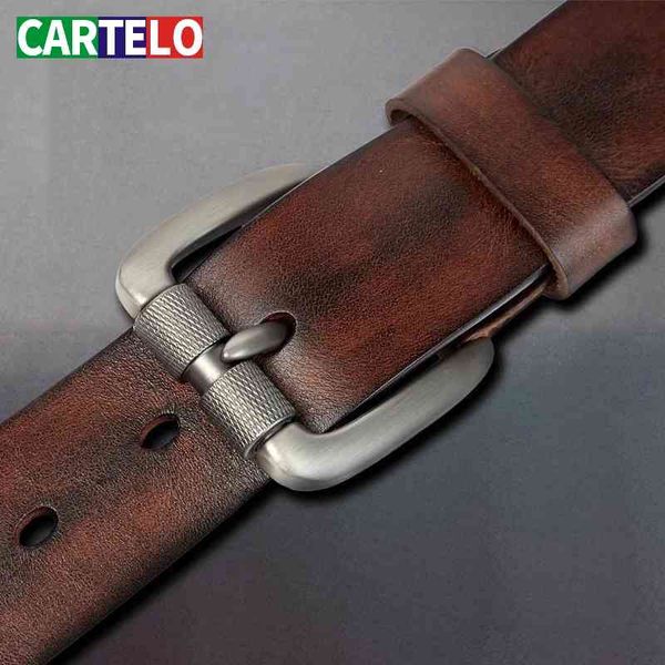 cartelo new leather pin buckle casual layer cowhide men's fashion classic retro belt men 210310, Black;brown
cartelo new leather pin buckle casual layer cowhide men's fashion classic retro belt men 210310, Black;brown