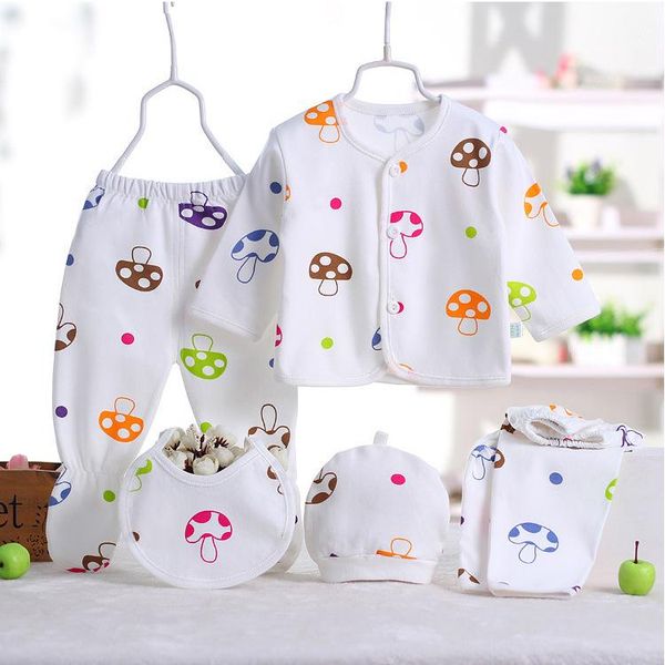 clothing sets 5piece spring fall born outfit baby girls boys clothes cartoon cute cotton long sleeve +pants infant, White
clothing sets 5piece spring fall born outfit baby girls boys clothes cartoon cute cotton long sleeve +pants infant, White
