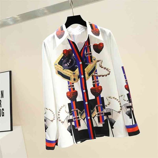 autumn retro print blouse women lapel shirt woman long sleeve office ladies all-match blouuse blusas a3234 210519, White
autumn retro print blouse women lapel shirt woman long sleeve office ladies all-match blouuse blusas a3234 210519, White