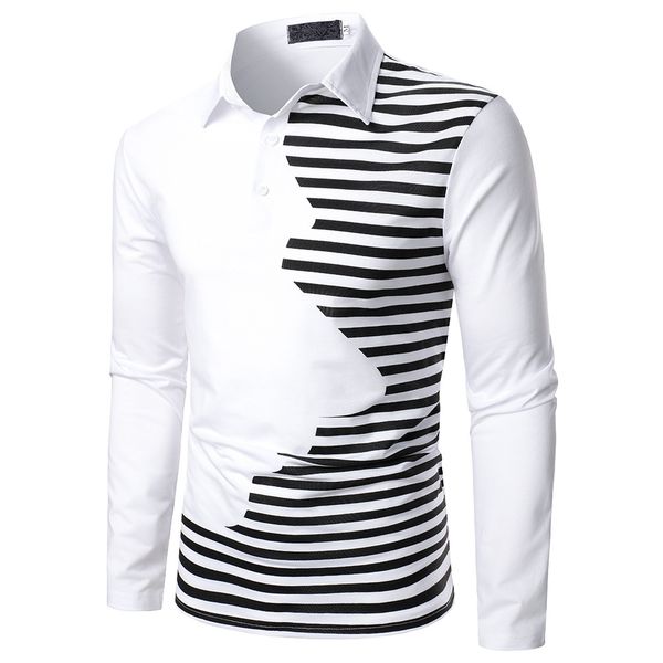 striped polo shirts men brand long sleeve para hombre casual streetwear breathable quick dry polo homme patchwork mens shirt 210524, White;black
striped polo shirts men brand long sleeve para hombre casual streetwear breathable quick dry polo homme patchwork mens shirt 210524, White;black