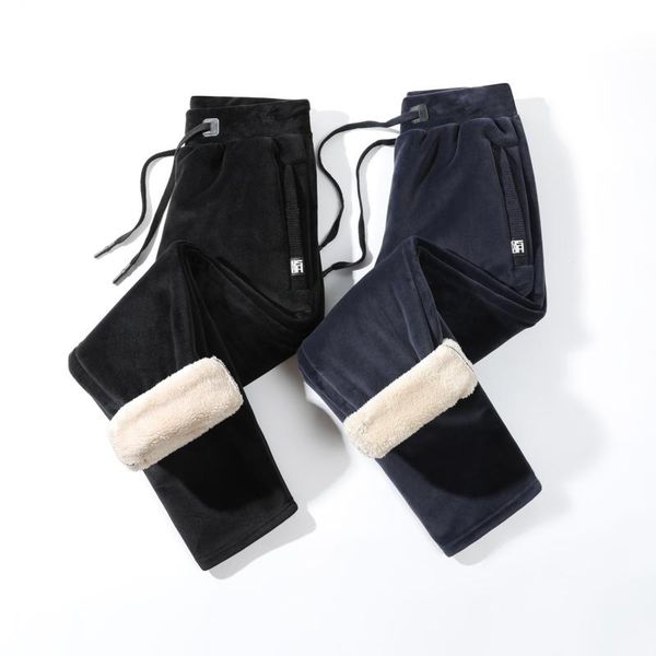 men's pants winter fleece men classic brand sweatpants warm thick male oversize cashmere trousers -8xl, Black
men's pants winter fleece men classic brand sweatpants warm thick male oversize cashmere trousers -8xl, Black