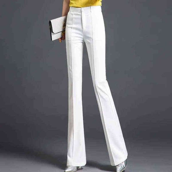 high elastic spring summer flare pants plus size 3xl casual straight trousers for women work suit korean loose mom 211124, Black;white
high elastic spring summer flare pants plus size 3xl casual straight trousers for women work suit korean loose mom 211124, Black;white