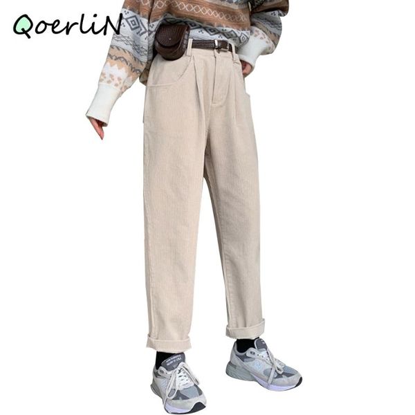 women's pants & capris qoerlin corduroy loose casual wide leg trousers vintage ankle-length pocket female autumn winter high waist soli, Black;white
women's pants & capris qoerlin corduroy loose casual wide leg trousers vintage ankle-length pocket female autumn winter high waist soli, Black;white