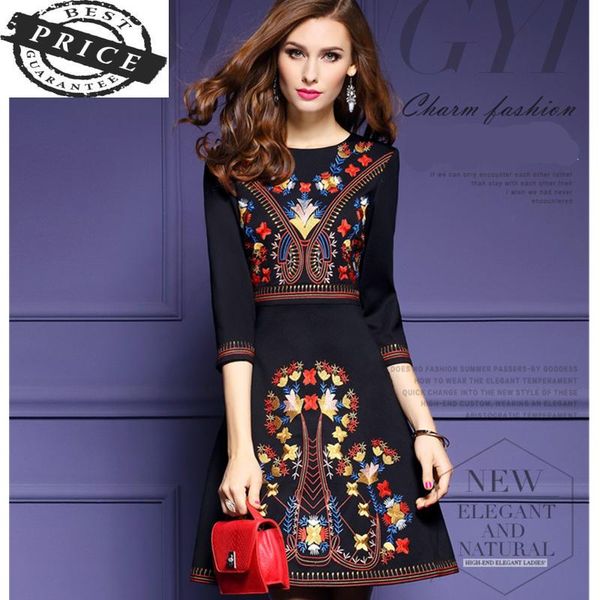 style 2021 vintage ethnic dress women fashion luxury embroidery party dresses female black loose plus size 4xl casual, Black;gray
style 2021 vintage ethnic dress women fashion luxury embroidery party dresses female black loose plus size 4xl casual, Black;gray