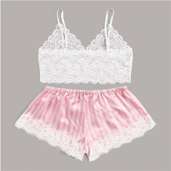 customized production of suspenders summer two-piece suit pajamas temptation underwear 211203, Black;white
customized production of suspenders summer two-piece suit pajamas temptation underwear 211203, Black;white
