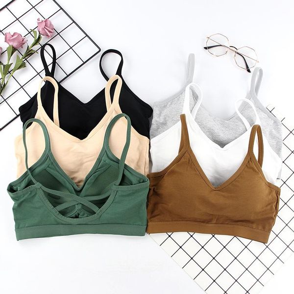bustiers & corsets women tank crop seamless underwear female u back short lingerie sleeveless padded camisole, Black;white
bustiers & corsets women tank crop seamless underwear female u back short lingerie sleeveless padded camisole, Black;white