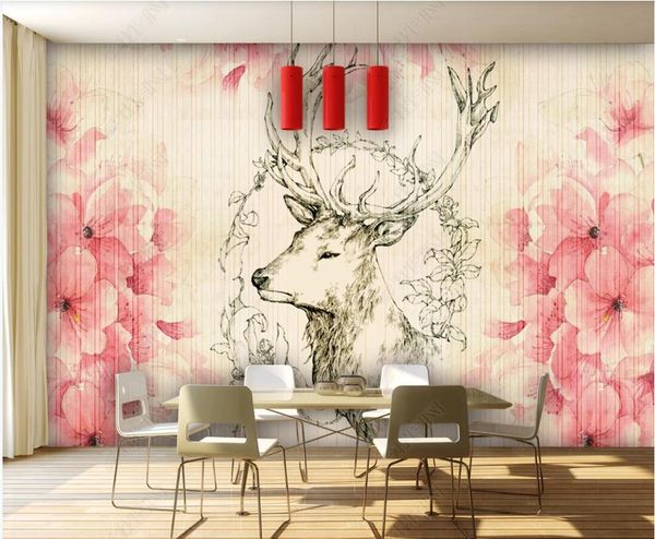 3d wallpaper custom p mural hand drawn elk deer head peach blossom home decor for house in the living room 3d wall murals wallpaper for wall
3d wallpaper custom p mural hand drawn elk deer head peach blossom home decor for house in the living room 3d wall murals wallpaper for wall