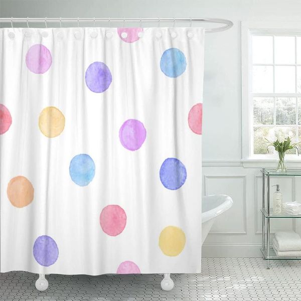 polka dot watercolor aquarelle circles in pastel colors pink shower curtain waterproof 60 x 72 inches set with hooks curtains
polka dot watercolor aquarelle circles in pastel colors pink shower curtain waterproof 60 x 72 inches set with hooks curtains