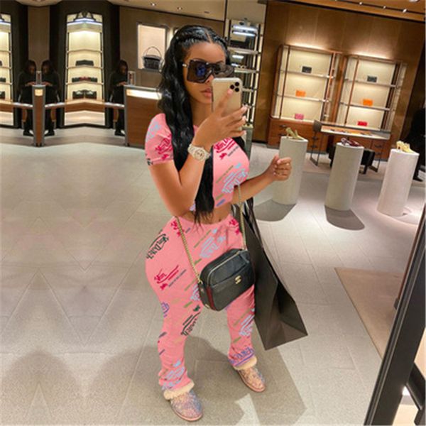 womens letter graffiti skinny tracksuits fashion trend short sleeve round neck sweatshirt pants suits female autumn casual sports 2pcs sets, Gray
womens letter graffiti skinny tracksuits fashion trend short sleeve round neck sweatshirt pants suits female autumn casual sports 2pcs sets, Gray