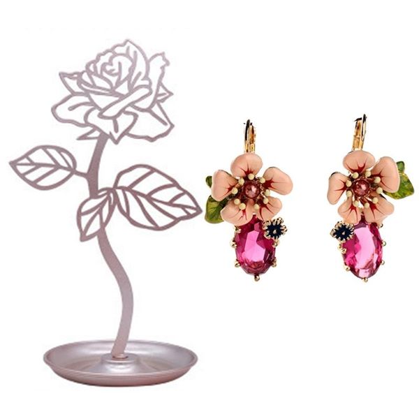 jewelry pouches, bags high sense of niche earrings temperament wild enamel glaze & necklace storage rack gold, Pink;blue
jewelry pouches, bags high sense of niche earrings temperament wild enamel glaze & necklace storage rack gold, Pink;blue